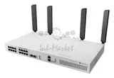 MikroTik CRS418-8P-8G-2S+5axQ2axQ-RM Коммутатор управляемый Wi-Fi 6 L3, 2,4/5 ГГц, RJ45 16х1Гбит/с, PoE out 8х1Гбит/с