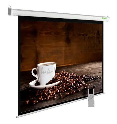 Экран Cactus 167" 300x300см MotoExpert CS-PSME-300x300-WT 1:1 настенно-потолочный рулонный белый (моторизованный привод)