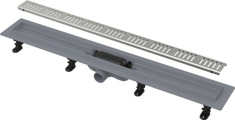 APZ10-750M Универ водоотводящий желоб c порогами для перфорированной решетки