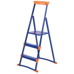 Стремянка 3 ступ, мет-л, 0.64 м, 150 кг, с широк ступ, Nika, СМ3+