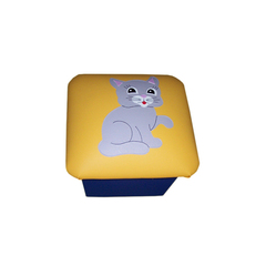 Пуфик с аппликацией Кошка