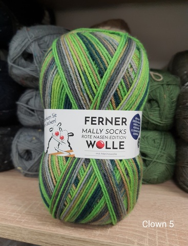 Ferner Wolle Mally Socks Clown 5
