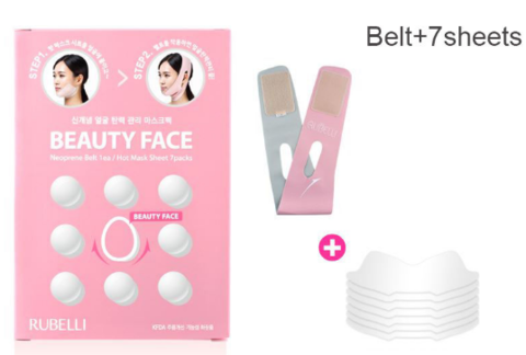 Rubelli Beauty Face Набор масок для подтяжки контура лица 7 масок и бандаж