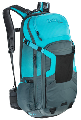 Картинка рюкзак велосипедный Evoc Fr Trail 20 Slate-Neon Blue - 1