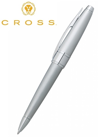 Ручка шариковая Cross Apogee, Brushed Chrome CT (AT0122-18) (AT0122-18)