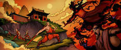9 Monkeys of Shaolin Стандартное издание (Nintendo Switch, полностью на русском языке)