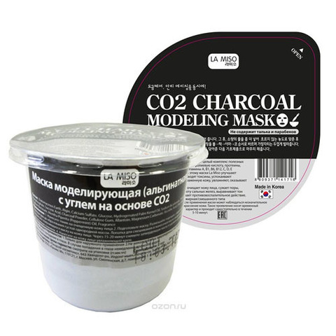 La Miso Charcoal Modeling Mask - Маска моделирующая (альгинатная) с углем на основе CO2