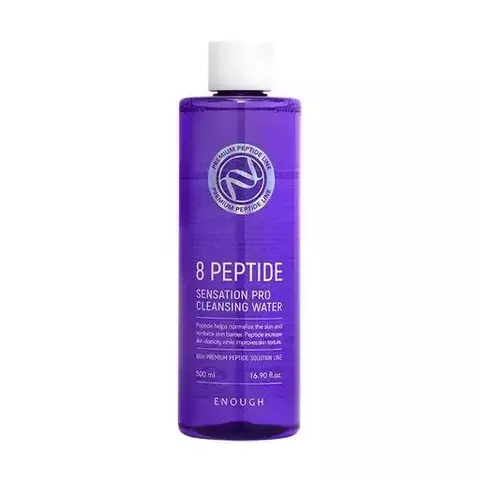 Enough 8 Peptide Sensation Pro Cleansing Water Очищающая вода для лица с пептидами