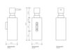 Decor Walther 0521176 Decor Walther Mikado WSP Дозатор для мыла, подвесной, цвет: сталь матовая