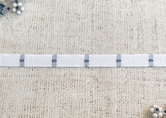 Размерники жаккардовые Тафта S, ш. 1,2х3,2 см в рулоне 350 шт.