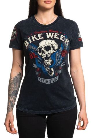 Affliction | Футболка женская DAYTONA 81 AW25342 перед