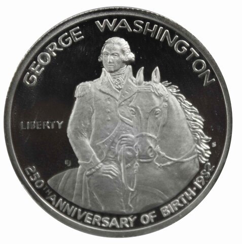 1/2 доллара. 250 лет Вашингтону. (S). США 1982 год. PROOF