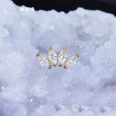4K Marquise v.2 Crystal PVD Yellow