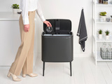 Мусорный бак Touch Bin Bo 11 л + 23 л, артикул 233548, производитель - Brabantia, фото 2