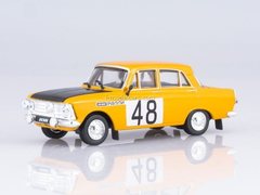 IZH-412 rally yellow-black 1:43 DeAgostini Auto Legends USSR Sport #6