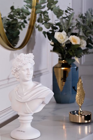 Статуэтка Античный бюст Garda Decor 20x30 из белого полирезина