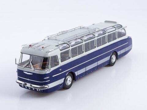 Ikarus 55 blue-white 1:43 Modimio Our Buses #46