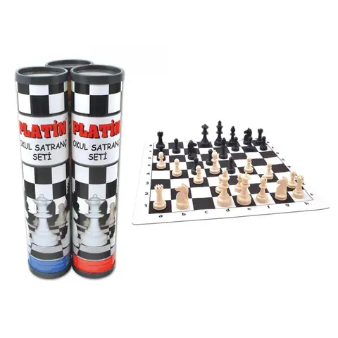 PLATIN ROLL CYLINDER CHESS SET