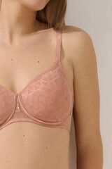 Бюстгальтер с формованными чашками без косточек LISCA OPAL 20378_Розовый песок