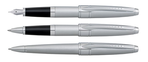 Ручка шариковая Cross Apogee, Brushed Chrome CT (AT0122-18) (AT0122-18)
