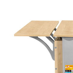 Навесная задняя полка Дэми СУТ.36.270 для стола СУТ.48