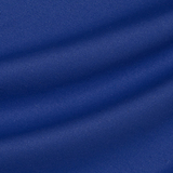 Костюмная шёлковая саржа тёмно-голубого оттенка
