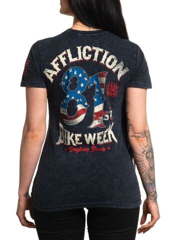 Affliction | Футболка женская DAYTONA 81 AW25342 спина