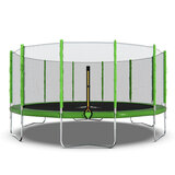 Батут DFC Trampoline Fitness с сеткой 16ft фото №6