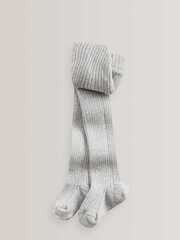 Колготки хлопковые для девочки Next U20-488, Серый