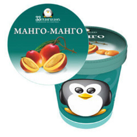 Мороженое Манго-Манго 490мл ведро 33 пингвина