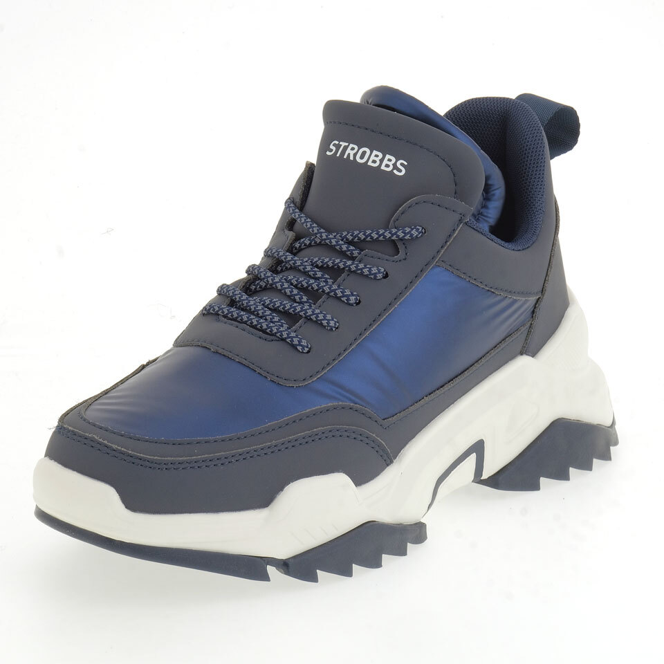 Кроссовкивысокие женские STROBBS F7042-2 синие