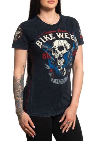 Affliction | Футболка женская DAYTONA 81 AW25342 правый бок