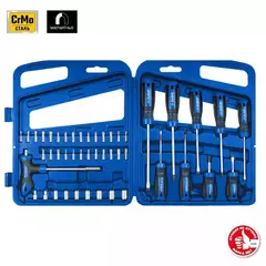 ЗУБР 46 шт, набор отверток с насадками, Профессионал (25283-H46)