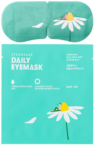 STEAMBASE Маска паровая для глаз с ромашкой Daily Eye Mask Camomile Crown