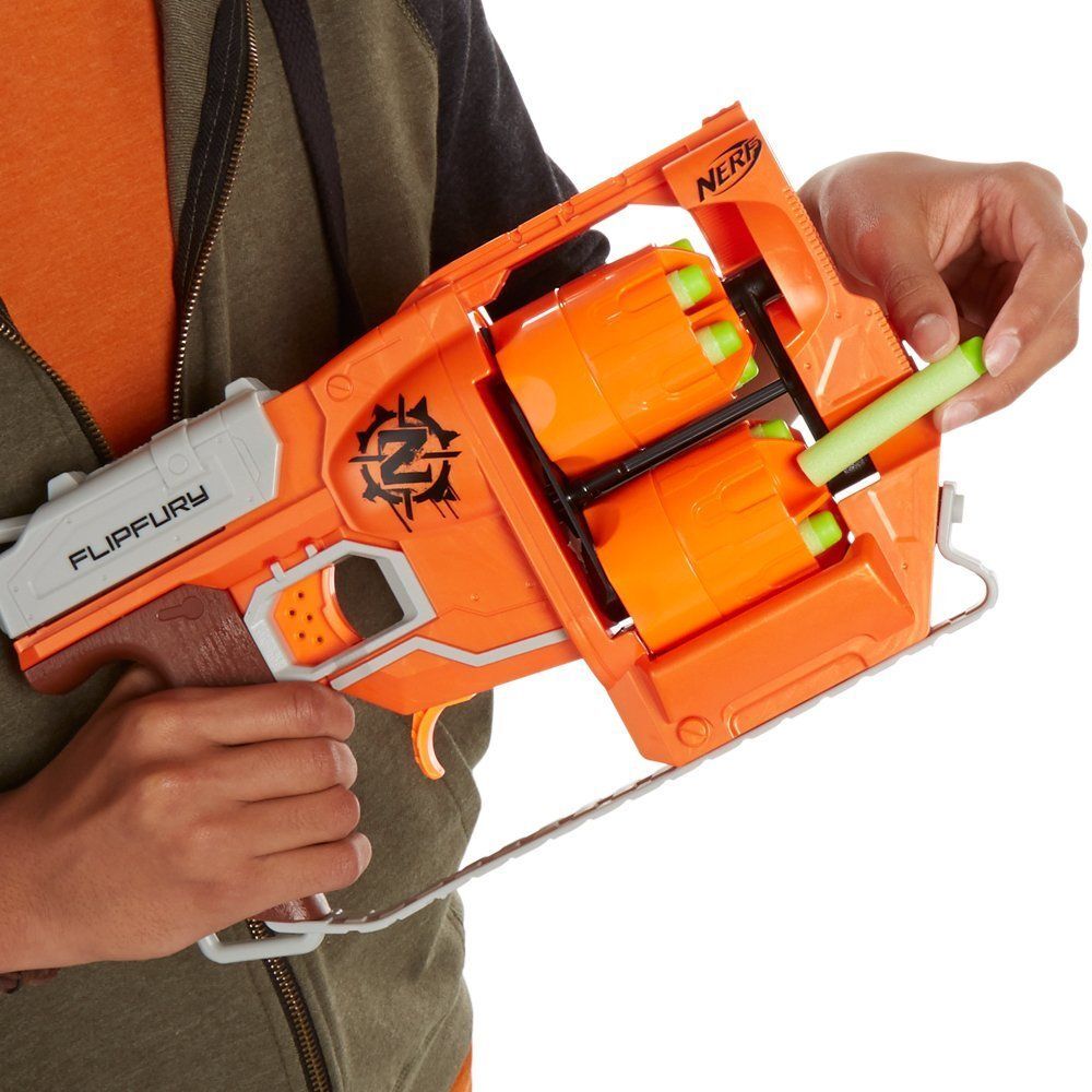 Игрушечное оружие HASBRO Nerf Zombie Strike Flipfury - Бластер Нерф Зомби  Страйк- Нерф A9603 купить в Москве | Доставка по России.