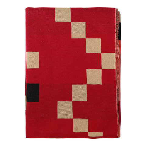 Плед хлопковый 130х180см Tkano Cultural Heritage по мотивам башкирских орнаментов