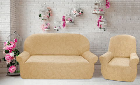 Комплект чехлов Богемия Марфил на 3-ёх местный диван и два кресла Универсальный
