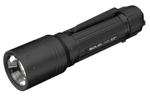 Фонарь ручной Led Lenser Solidline ST8R, чёрный, светодиодный, 18650x1 (502215)