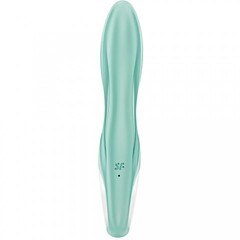 Вибратор-кролик Satisfyer Air Pump Bunny 5+, мятный