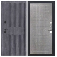 Купить Входная дверь термо Берген - ФЛ 256 ПВХ бетон пепельный