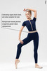 Raglan Zip T-unitard | dark_sapphire