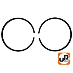 Кольцо поршневое UNITED PARTS d34мм, компл 2шт, для STIHL FS38/55 41370343000 (90-1134)