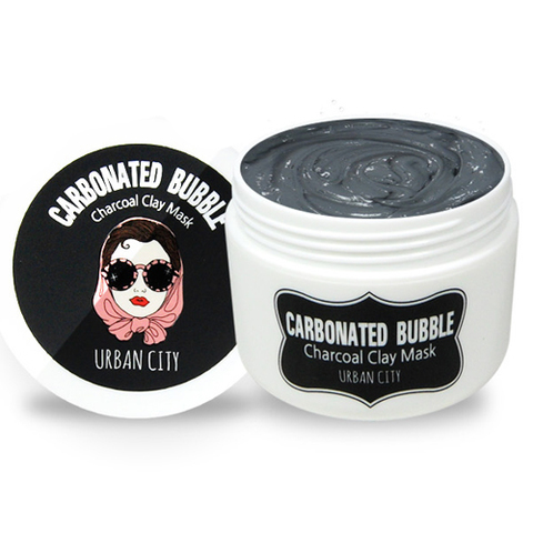 Baviphat Urban City Carbonated Bubble Charcoal Clay Mask