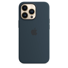 iPhone 13 Pro Silicone Case with MagSafe Abyss Blue