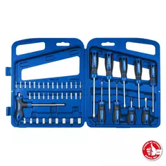 ЗУБР 46 шт, набор отверток с насадками, Профессионал (25283-H46)