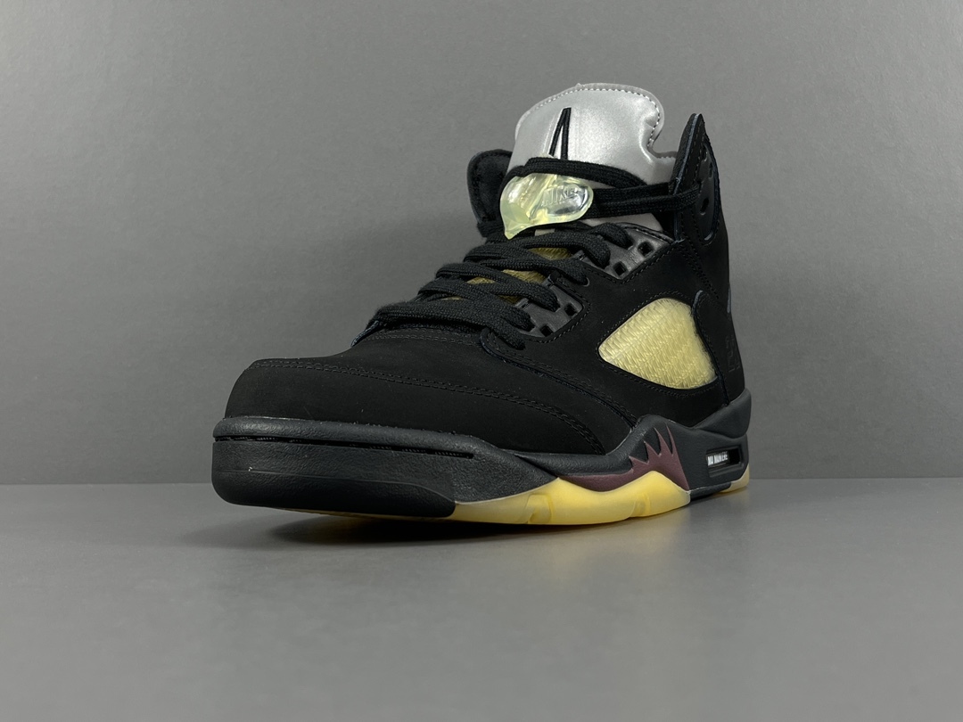 Yellow and black jordan 5 best sale