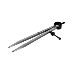 Циркуль разметочный КОБАЛЬТ шир. раскр. до 175 мм, С ПРУЖ. И ФИКС.ВИНТОМ, разметка дер/кож/пласт/мягк.мет.,углер.сталь, подвес (920-094)