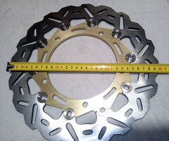 Передние тормозные диски ARASHI для KAWASAKI NINJA 650 / EX 650 ABS / Z 650 ABS 17-22 г.в. Золотой