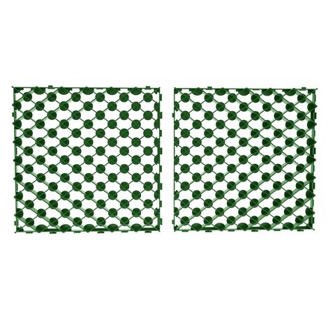 Решетка газонная Gidrolica Eco Pro РГ-60.60.4 – пластиковая, зелёная