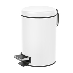 Decor Walther 0615750 Decor Walther Bin 4 Ведро для мусора с педалью, цвет: белый матовый фото